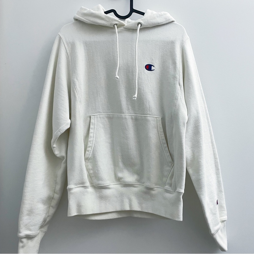 Champion Reverse Weave Hoodie - white